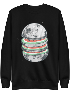 unisex-premium-sweatshirt-black-front-6a8a0d787a1dc.png Watermelon Moon Sweatshirt