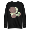 unisex-premium-sweatshirt-black-front-6a8a0fa8a8c0c.png Funny Kiwi Bird Sweatshirt