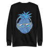 unisex-premium-sweatshirt-black-front-6a8a11bb5436a.png Blue Pineapple Sweatshirt