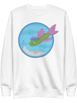 Cucumber Green Fish Sweatshirt