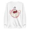 unisex-premium-sweatshirt-white-front-6a88b887e995a.png Onion Laughing Sweatshirt