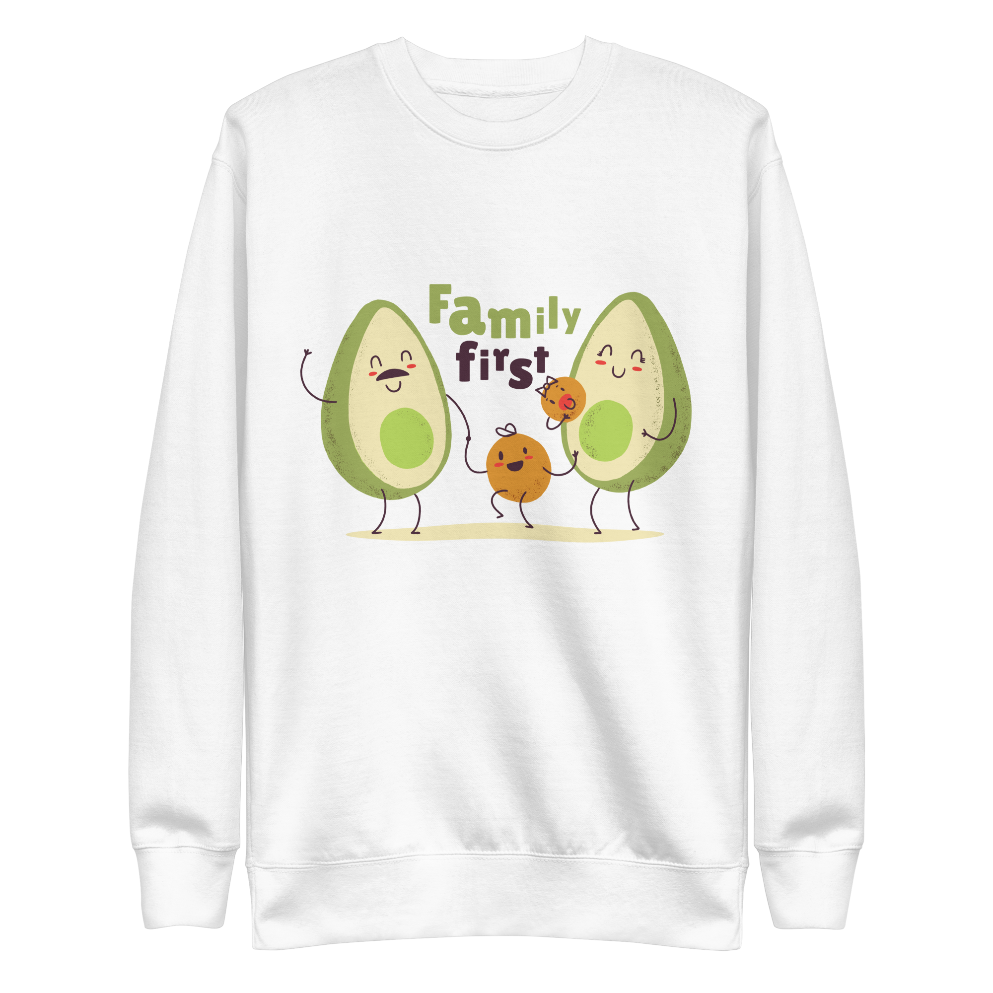 Cute Avocado Family Sweatshirt