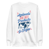 unisex-premium-sweatshirt-white-front-6a89d18927bea.png Go Vegan Sweatshirt