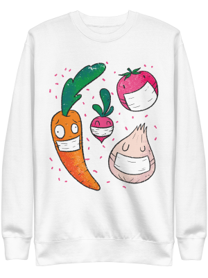 Face Mask Veggies Sweatshirt