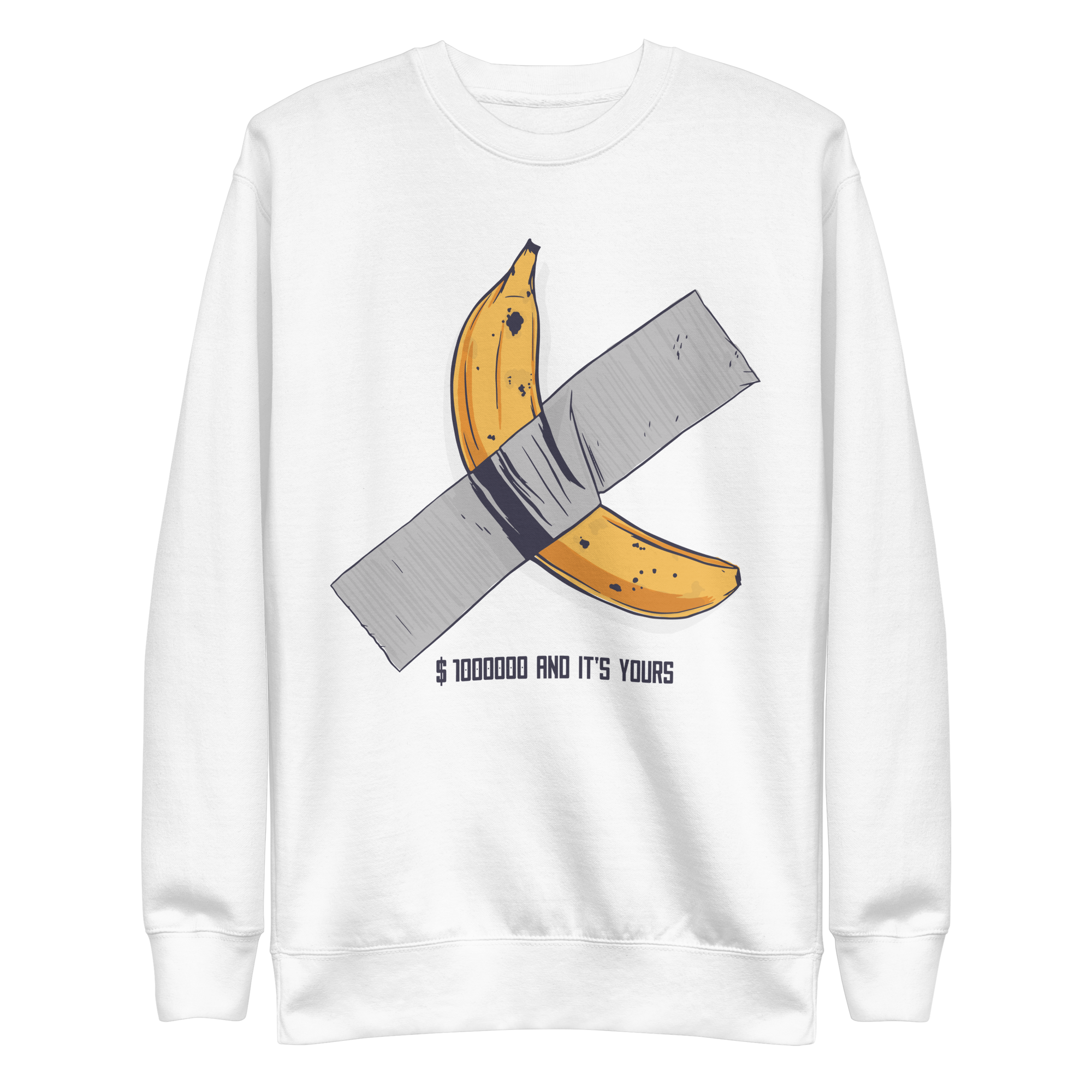 Taped Banana Art Sweatshirt