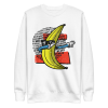 unisex-premium-sweatshirt-white-front-6a89fbb69b9c5.png Banana Dabbing Sweatshirt