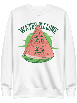 unisex-premium-sweatshirt-white-front-6a89fe16e67c5.png Water Malone Sweatshirt