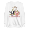 unisex-premium-sweatshirt-white-front-6a89ffb80c4cf.png Vegan Kindness Sweatshirt