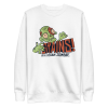 unisex-premium-sweatshirt-white-front-6a8a020d737b7.png Grains Vegan Zombie Sweatshirt