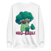 unisex-premium-sweatshirt-white-front-6a8a05ca50bfb.png Broccoli Bro Sweatshirt