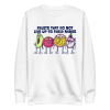 unisex-premium-sweatshirt-white-front-6a8a07e5830c7.png Fruit Characters Sweatshirt