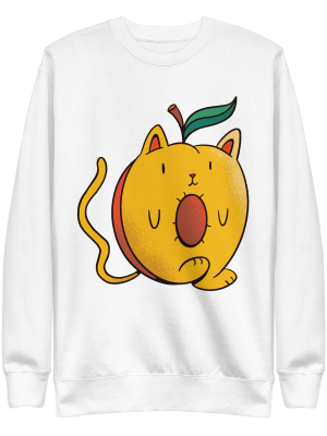 unisex-premium-sweatshirt-white-front-6a8a10e2bcd36.png Apricat Sweatshirt