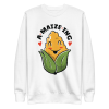 unisex-premium-sweatshirt-white-front-6a8b56ddf22bf.png Amazing Maize Sweatshirt