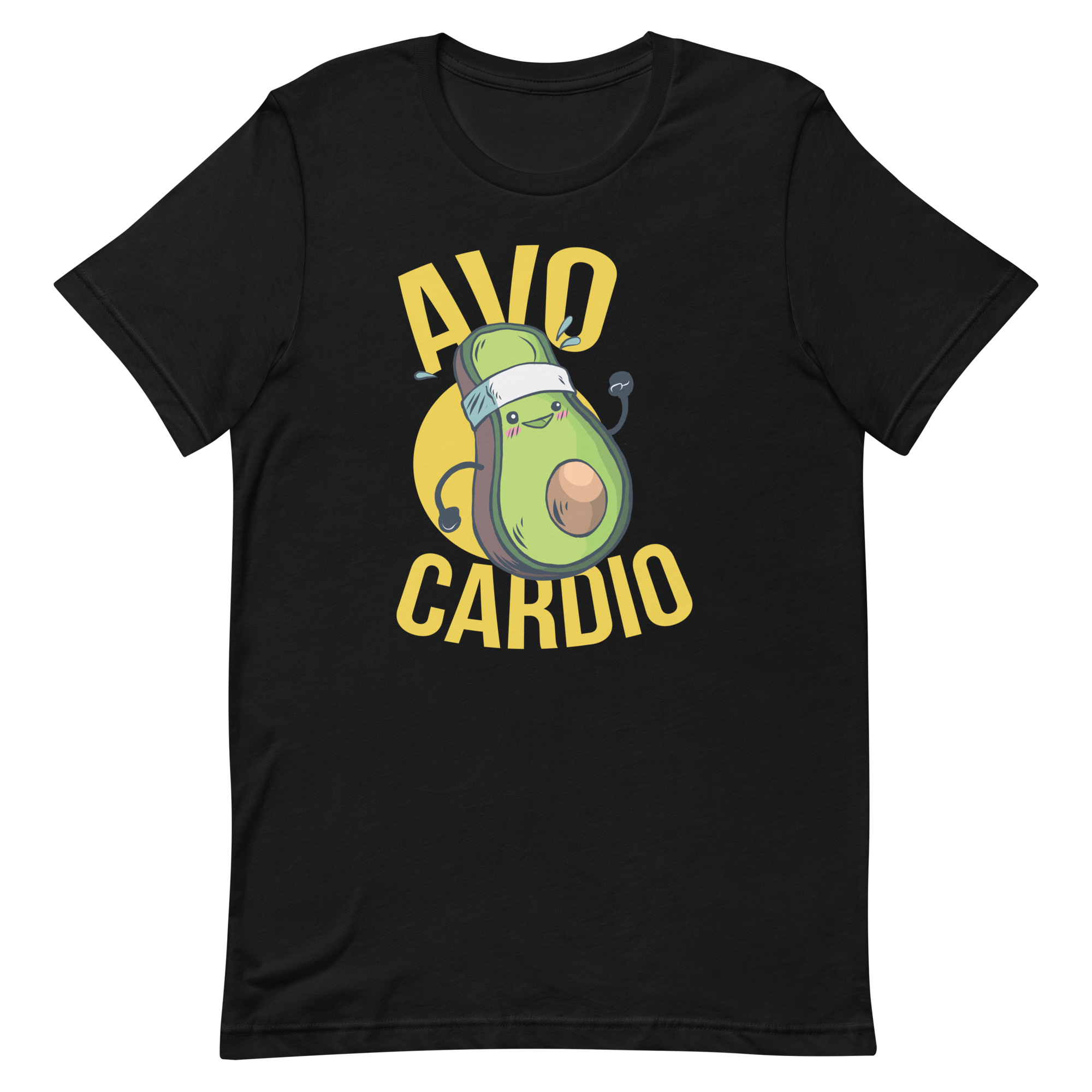 unisex-staple-t-shirt-black-front-6a88b71193dc8.png Avocardio T-Shirt