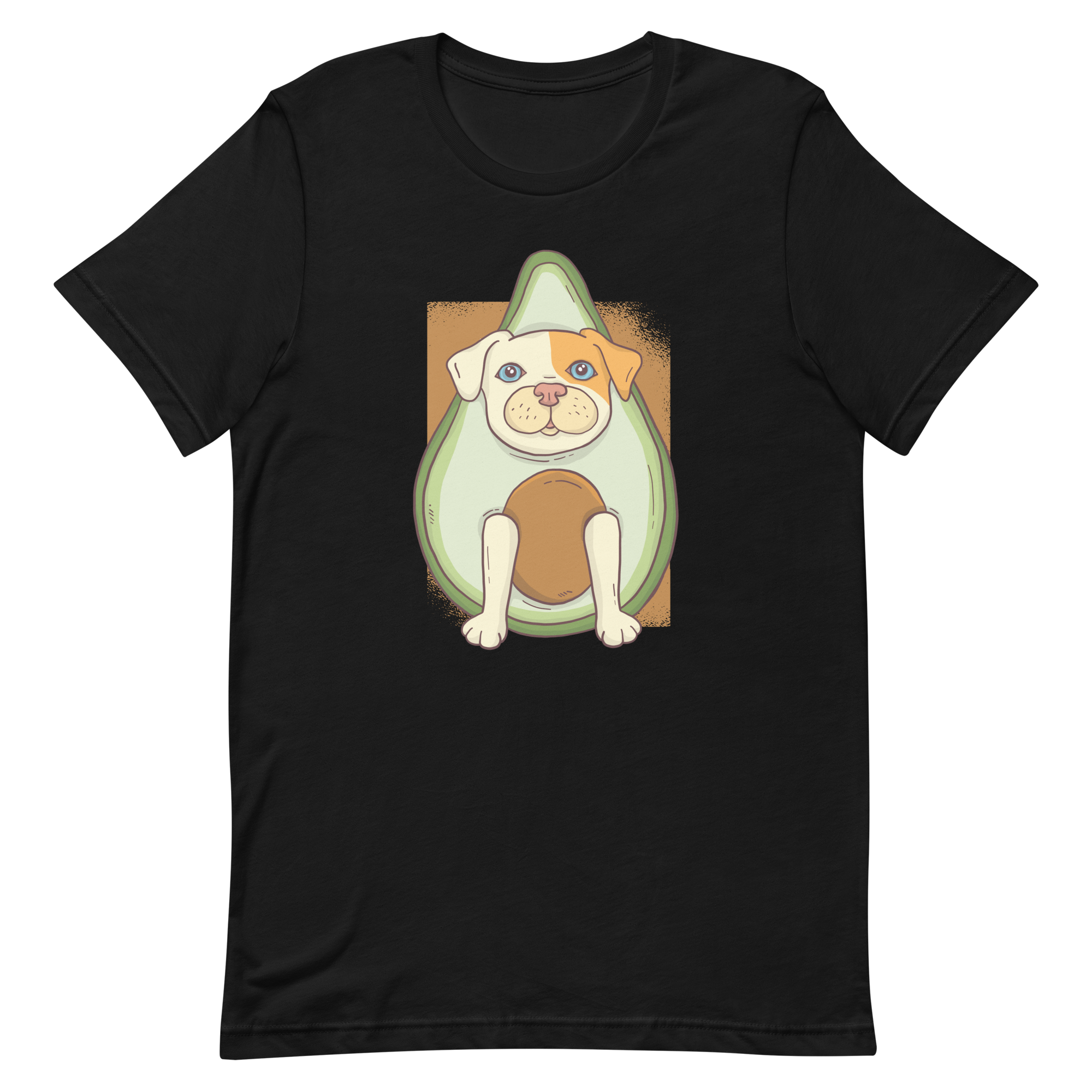 unisex-staple-t-shirt-black-front-6a89b190e8d71.png Avocado Dog T-Shirt