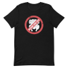 unisex-staple-t-shirt-black-front-6a89d33294381.png Vegan For Life T-Shirt