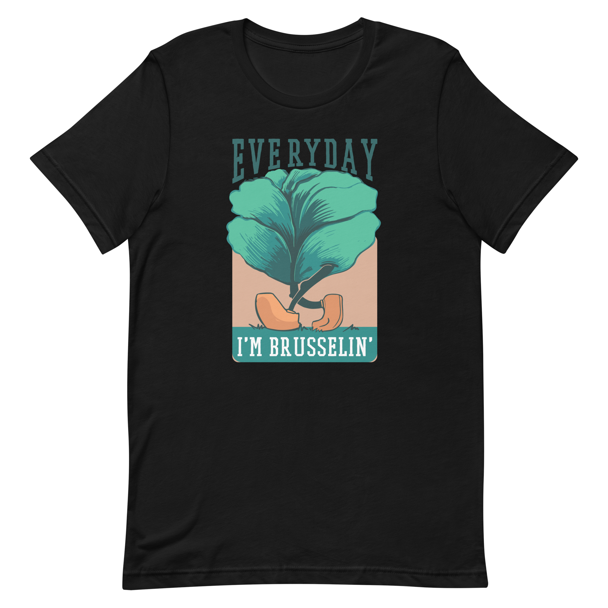 unisex-staple-t-shirt-black-front-6a89e367416bd.png Everday Brussels T-Shirt