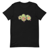 unisex-staple-t-shirt-black-front-6a89f54fc21e3.png Avocado Football T-Shirt