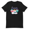 unisex-staple-t-shirt-black-front-6a8a086748a5c.png Fruit Sushi Kawaii T-Shirt