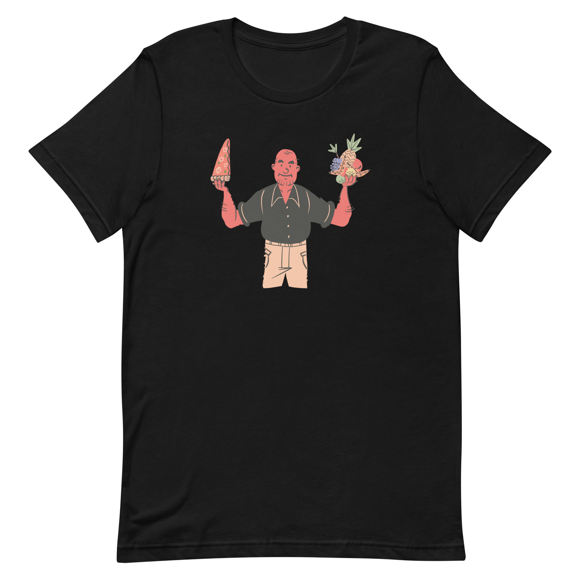 Vegan Pizza or Fruit T-Shirt