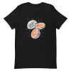 unisex-staple-t-shirt-black-front-6a8a169f15cd9.png Moon Orange T-Shirt