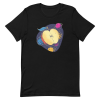 unisex-staple-t-shirt-black-front-6a8b567076793.png Space Apple T-Shirt