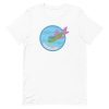unisex-staple-t-shirt-white-front-6a88b754d65eb.png Cucumber Green Fish T-Shirt