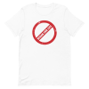 unisex-staple-t-shirt-white-front-6a89d332960da.png Vegan For Life T-Shirt