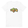 unisex-staple-t-shirt-white-front-6a89f54fbfbf4.png Avocado Football T-Shirt