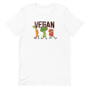 unisex-staple-t-shirt-white-front-6a8a0287db018.png Vegan Runners T-Shirt