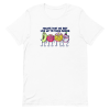 unisex-staple-t-shirt-white-front-6a8a07e7d609d.png Fruit Characters T-Shirt