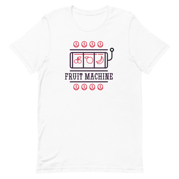 unisex-staple-t-shirt-white-front-6a8a08271cf86.png Fruit Machine T-Shirt