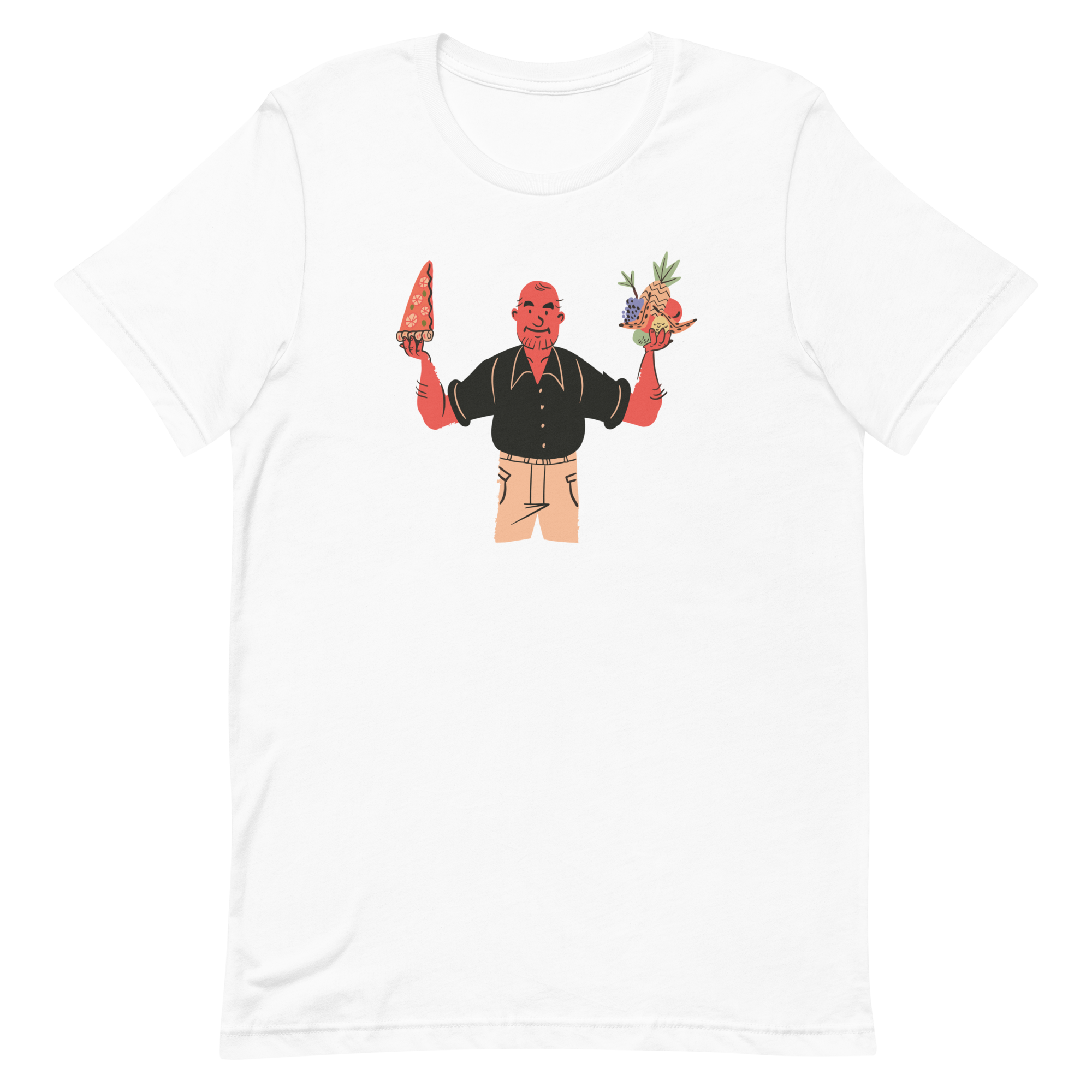 Vegan Pizza or Fruit T-Shirt