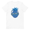 unisex-staple-t-shirt-white-front-6a8a11ba1117a.png Blue Pineapple T-Shirt