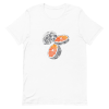 unisex-staple-t-shirt-white-front-6a8a169f17aa3.png Moon Orange T-Shirt