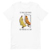 unisex-staple-t-shirt-white-front-6a8b563ab2c2a.png Banana Mirror T-Shirt