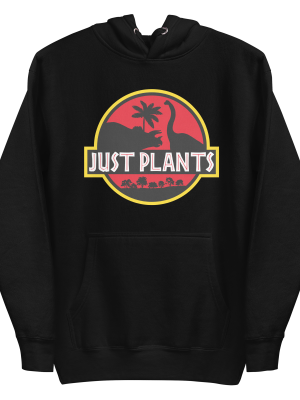 unisex-premium-pullover-hoodie-black-front-6a9c5abfbf9da.png Just Plants Hoodie