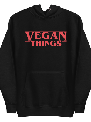 unisex-premium-pullover-hoodie-black-front-6a9c72962d038.png Vegan Things Hoodie