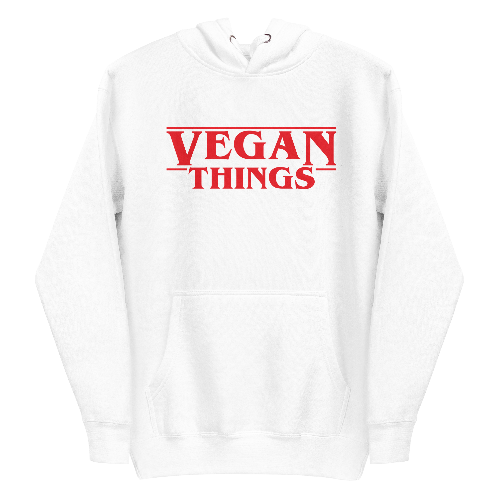 unisex-premium-pullover-hoodie-white-front-6a9c72962e8cf.png Vegan Things Hoodie